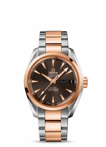 Omega Seamaster Aqua Terra 150M Co-Axial 38.5 Annual Calendar Stainless Steel / Red Gold / Grey / Bracelet 231.20.39.22.06.001 (23120392206001)
